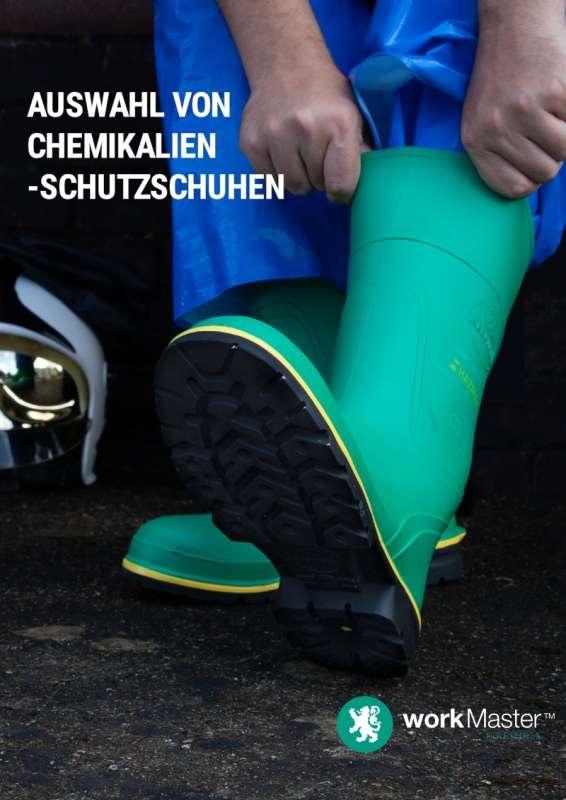 Auswahl von chemikalien-schutzschuhen